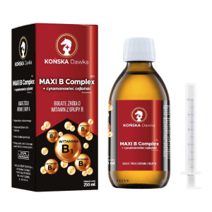 Końska Dawka MAXI B Complex + Cynamonowiec Cejloński - 125 ml
