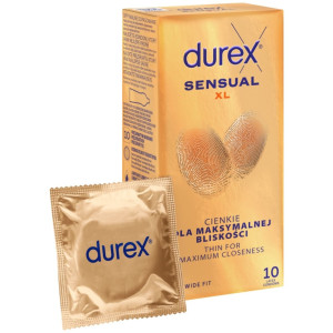 Durex Sensual XL Prezerwatywy supercienkie - 10 sztuk