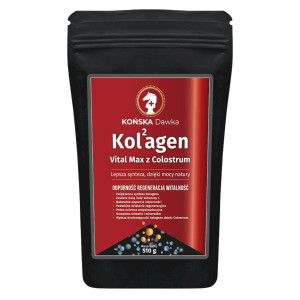 Końska Dawka Kolagen Vital Max z Colostrum - 510 g