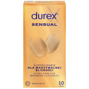 Durex Sensual Prezerwatywy supercienkie - 10 sztuk