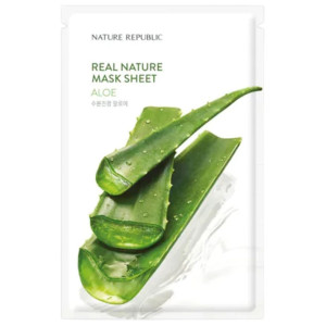 Nature Republic Real Nature Maska w płachcie z ekstraktem z aloesu - 23 ml