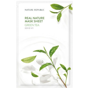 Nature Republic Real Nature Maska w płachcie z ekstraktem z zielonej herbaty - 23 ml