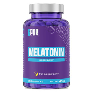 6PAK Melatonina 1 mg - 90 kapsułek