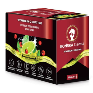Końska Dawka Witamina C Quattro - 30 saszetek