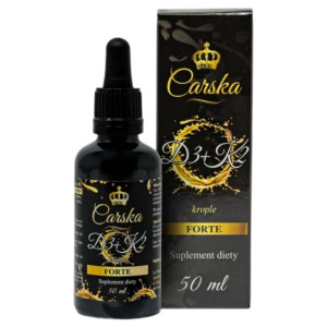 Carska Witamina D3 + K2 Mk7 Forte - 50 ml