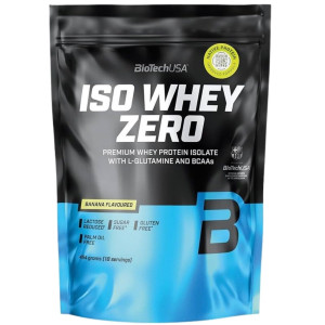 BioTechUSA Iso Whey Zero, banan - 454 g