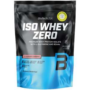 BioTechUSA Iso Whey Zero, truskawka - 454 g