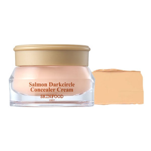SkinFood Salmon Darkcircle Kremowy korektor z peptydami - 10 g : Odcień - 02 Beige