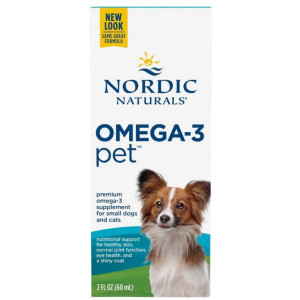 Nordic Naturals Omega-3 Pet dla kotów i psów - 60 ml