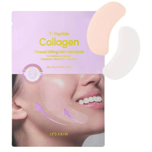It's Skin 7-Peptide Collagen Liftingujące żelowe płatki/maska do twarzy - 1 sztuka