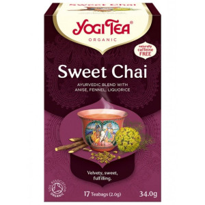 Yogi Tea Sweet Chai Herbata korzenna z anyżem - 17 saszetek