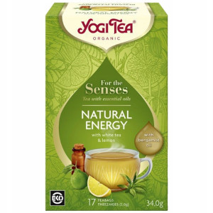 Yogi Tea Natural Energy Biała herbata z cytryną i bergamotką - 17 saszetek