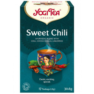 Yogi Tea Sweet Chili Herbata z chili, kakaem i lukrecją - 17 saszetek