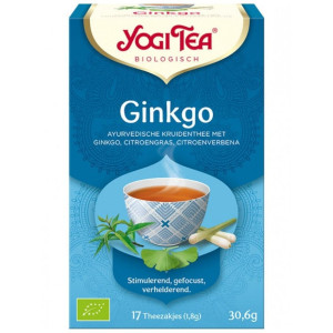 Yogi Tea Ginkgo Herbata z ginkgo, trawą cytrynową i werbeną - 17 saszetek
