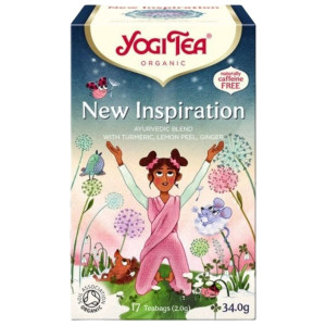 Yogi Tea New Inspiration Herbata z kurkumą, skórką cytrynową i imbirem - 17 saszetek