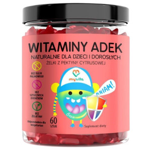 MyVita Żelki Naturalne Witaminy ADEK - 60 sztuk