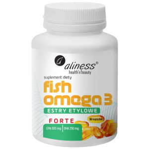 Aliness Fish Omega 3 Forte 500/250 mg - 90 kapsułek
