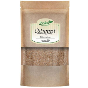 Ziółko Ostropest mielony, nieodtłuszczony - 500 g