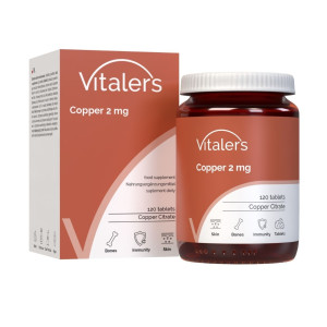 Vitaler's Copper (Miedź) 2 mg - 120 tabletek