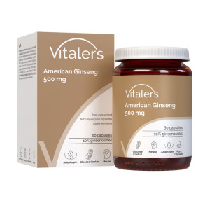 Vitaler's Żeń-szeń amerykański (Panax quinquefolius) 500 mg - 60 kapsułek
