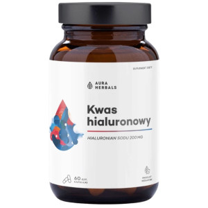 Aura Herbals Kwas hialuronowy 200 mg - 60 kapsułek