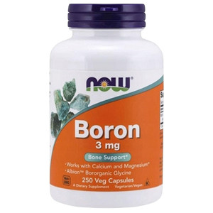 Now Foods Boron 3 mg  - 250 kapsułek