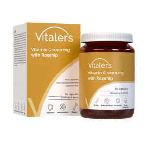 Vitaler's Witamina C z dziką różą 1000 mg - 60 kapsułek