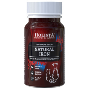 Holista Naturalne żelazo, hemoglobina dla psa i kota - 90 tabletek