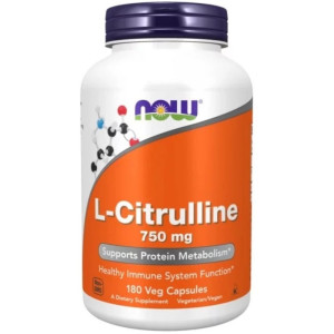 Now Foods L-Cytrulina 750 mg - 180 kapsułek