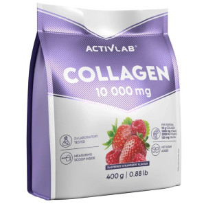 Activlab Collagen 10 000 mg, malina-truskawka - 400 g