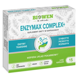 Biowen Enzymax Complex+ - 15 kapsułek