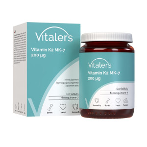 Vitaler's Witamina K2 MK-7 FORTE 200 µg - 120 tabletek