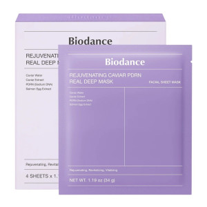 Biodance Rejuvenating Caviar PDRN Maseczka z ekstraktem z kawioru - 4 sztuki
