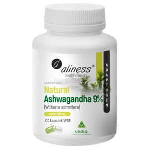 Aliness Natural Ashwaganda 555 mg - 100 kapsułek