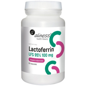 Aliness Lactoferrin LFS 95% 100 mg - 60 kapsułek
