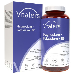 Vitaler's Magnez 100 mg + Potas 150 mg + B6 6 mg - 120 kapsułek
