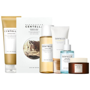 Zestaw SKIN1004 Madagascar Centella Kompletna pielęgnacja z wąkrotą azjatycką - 6 elementów