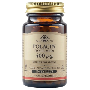 Solgar Foliany 400 mcg (Kwas Foliowy) - 250 tabletek