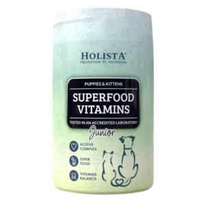 Holista Superfood Vitamins Junior Witaminy i minerały dla szczeniąt i kociąt - 200 g
