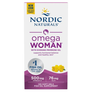 Nordic Naturals Omega Woman 500 mg - 120 kapsułek