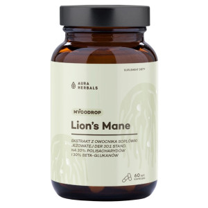 Aura Herbals Mycodrop Lion's Mane 30:1 - 60 kapsułek