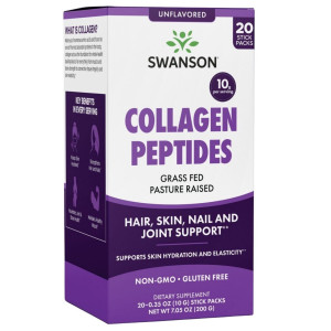 Swanson Peptydy kolagenowe, bezsmakowe - 20 saszetek