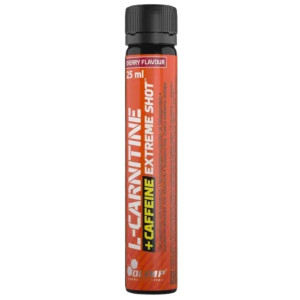 Olimp L-Carnitine + Caffeine Extreme Shot, wiśnia - 25 ml