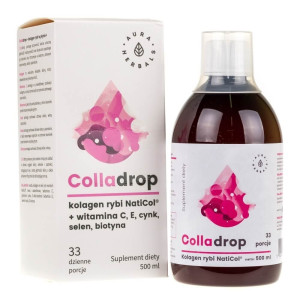 Aura Herbals Colladrop - Kolagen rybi NatiCol® + Wit. C - 500 ml