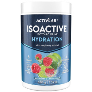 Activlab Isoactive Elektrolity, malina-limonka - 630 g