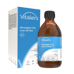 Vitaler's Tran norweski Junior Omega-3 1200 mg dla dzieci - 250 ml