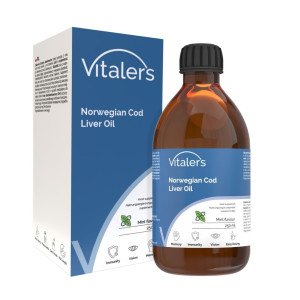 Vitaler's Tran norweski Omega-3 1250 mg smak miętowy - 250 ml