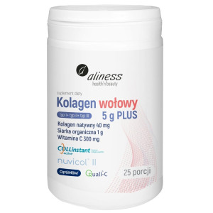 Aliness Kolagen wołowy (typ I+ typ II+ typ III) 5 g PLUS - 25 porcji