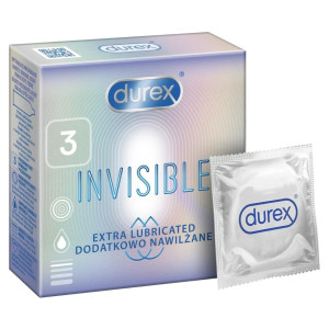 Durex Prezerwatywy Invisible - 3 sztuki