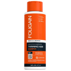 Foligain Triple Action Szampon potrójnego działania na przerzedzające się włosy dla mężczyzn - 473 ml